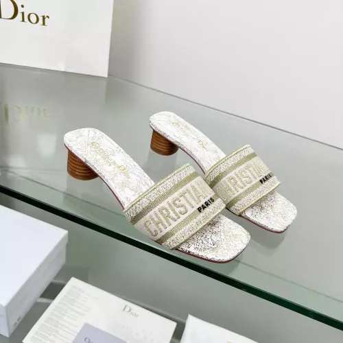 Replica Christian Dior Slippers For Women #1289524 $85.00 USD for Wholesale