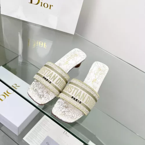 Replica Christian Dior Slippers For Women #1289524 $85.00 USD for Wholesale