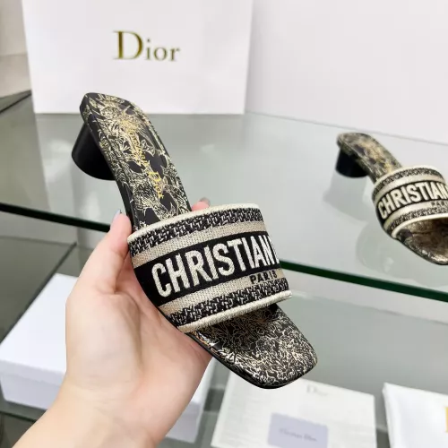 Replica Christian Dior Slippers For Women #1289525 $85.00 USD for Wholesale