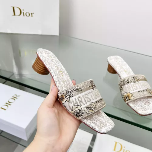 Replica Christian Dior Slippers For Women #1289526 $85.00 USD for Wholesale