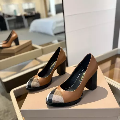 Wholesale Burberry High-Heeled Shoes For Women #1289530 $125.00 USD, Wholesale Quality Replica Burberry High-Heeled Shoes