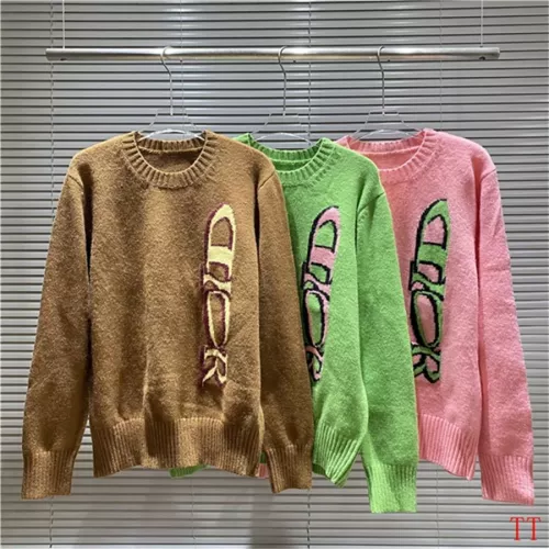 Replica Christian Dior Sweaters Long Sleeved For Unisex #1289612 $56.00 USD for Wholesale