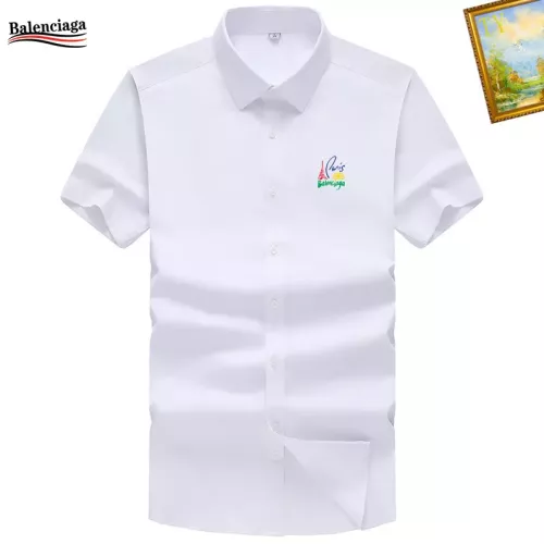 Wholesale Balenciaga Shirts Short Sleeved For Men #1289779 $38.00 USD, Wholesale Quality Replica Balenciaga Shirts