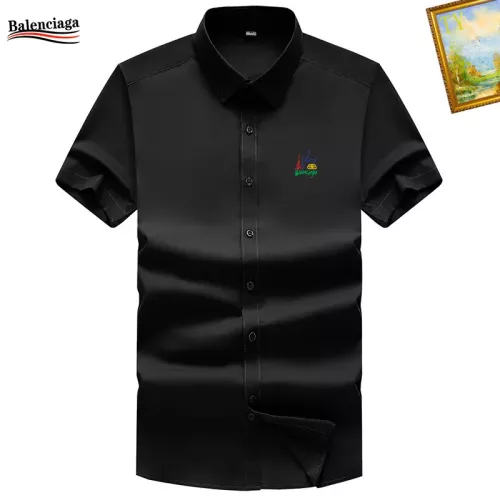 Wholesale Balenciaga Shirts Short Sleeved For Men #1289780 $38.00 USD, Wholesale Quality Replica Balenciaga Shirts