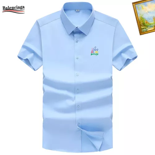 Wholesale Balenciaga Shirts Short Sleeved For Men #1289781 $38.00 USD, Wholesale Quality Replica Balenciaga Shirts