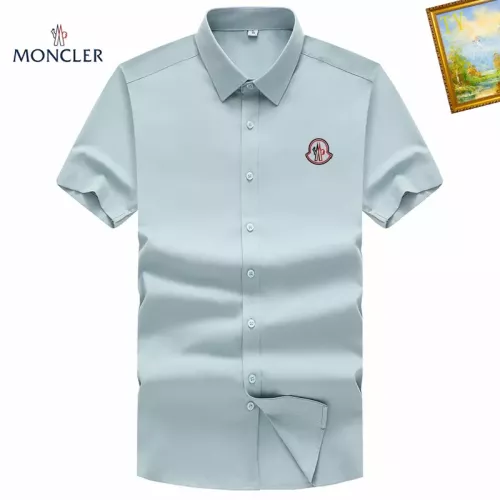 Wholesale Moncler Shirts Short Sleeved For Men #1289794 $38.00 USD, Wholesale Quality Replica Moncler Shirts