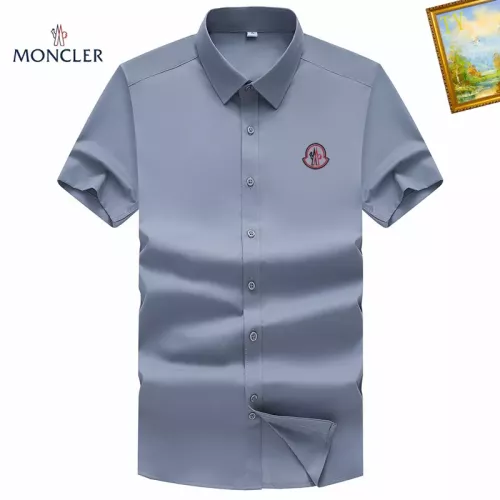 Wholesale Moncler Shirts Short Sleeved For Men #1289795 $38.00 USD, Wholesale Quality Replica Moncler Shirts