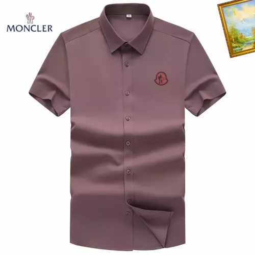 Wholesale Moncler Shirts Short Sleeved For Men #1289796 $38.00 USD, Wholesale Quality Replica Moncler Shirts