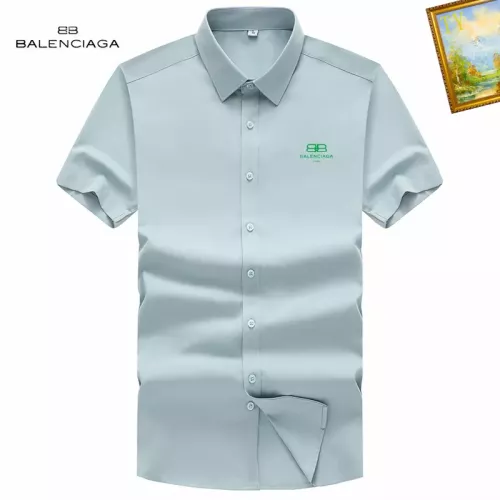 Wholesale Balenciaga Shirts Short Sleeved For Men #1289812 $38.00 USD, Wholesale Quality Replica Balenciaga Shirts