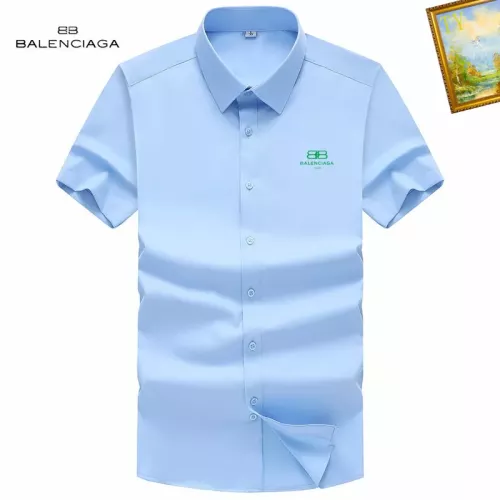 Wholesale Balenciaga Shirts Short Sleeved For Men #1289813 $38.00 USD, Wholesale Quality Replica Balenciaga Shirts