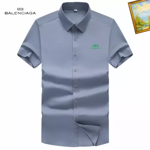 Wholesale Balenciaga Shirts Short Sleeved For Men #1289814 $38.00 USD, Wholesale Quality Replica Balenciaga Shirts