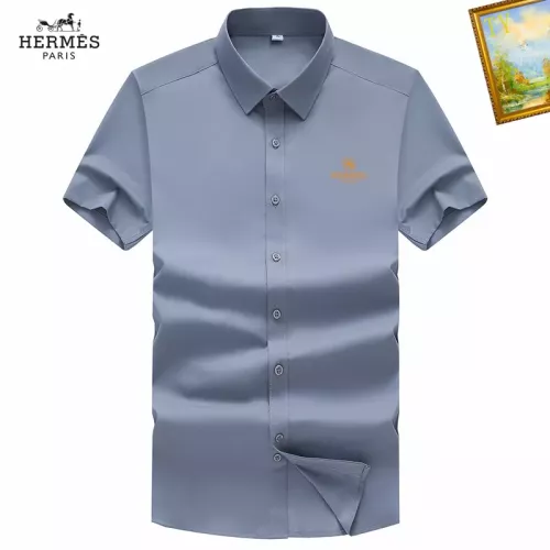 Wholesale Hermes Shirts Short Sleeved For Men #1289819 $38.00 USD, Wholesale Quality Replica Hermes Shirts