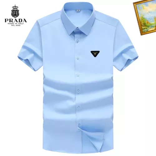 Wholesale Prada Shirts Short Sleeved For Men #1289827 $38.00 USD, Wholesale Quality Replica Prada Shirts