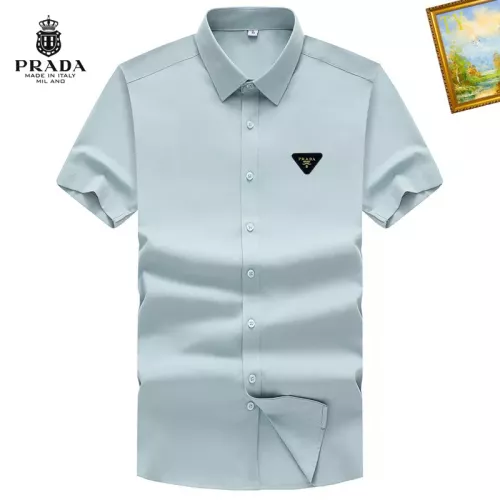 Wholesale Prada Shirts Short Sleeved For Men #1289828 $38.00 USD, Wholesale Quality Replica Prada Shirts