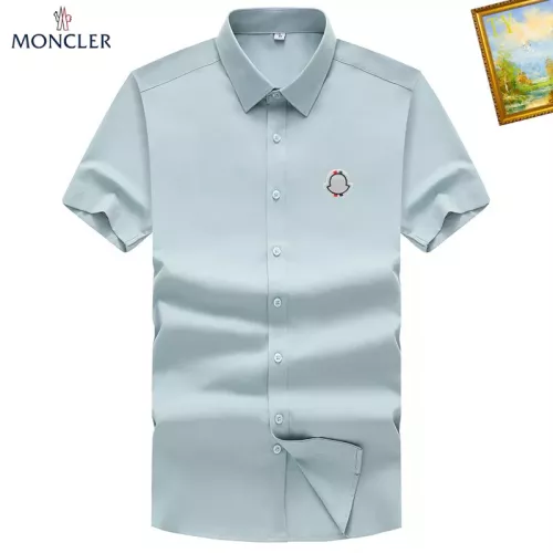 Wholesale Moncler Shirts Short Sleeved For Men #1289842 $38.00 USD, Wholesale Quality Replica Moncler Shirts