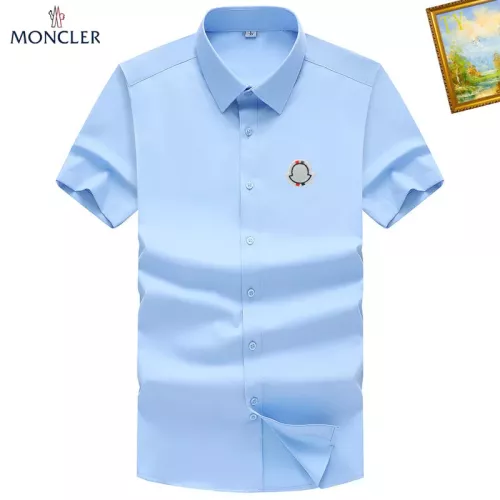 Wholesale Moncler Shirts Short Sleeved For Men #1289843 $38.00 USD, Wholesale Quality Replica Moncler Shirts