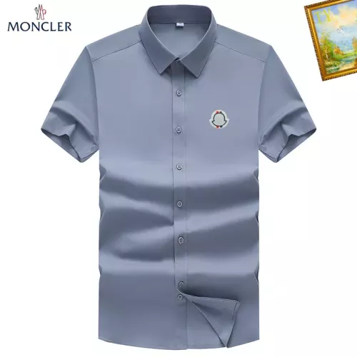 Wholesale Moncler Shirts Short Sleeved For Men #1289844 $38.00 USD, Wholesale Quality Replica Moncler Shirts