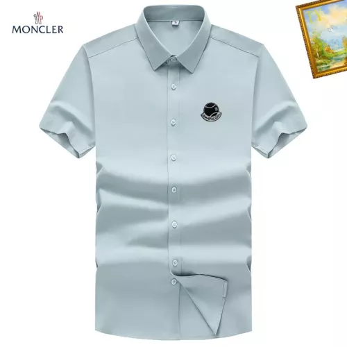 Wholesale Moncler Shirts Short Sleeved For Men #1289847 $38.00 USD, Wholesale Quality Replica Moncler Shirts