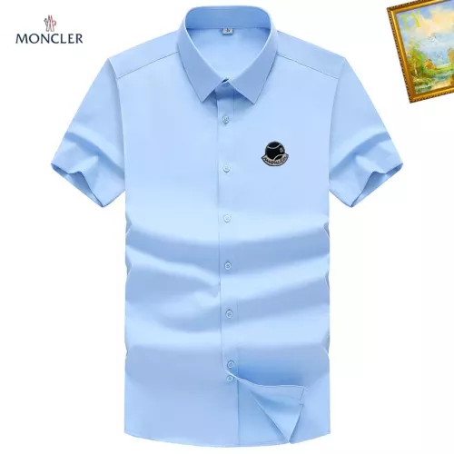 Wholesale Moncler Shirts Short Sleeved For Men #1289848 $38.00 USD, Wholesale Quality Replica Moncler Shirts