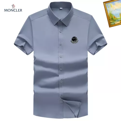 Wholesale Moncler Shirts Short Sleeved For Men #1289849 $38.00 USD, Wholesale Quality Replica Moncler Shirts