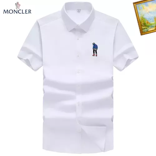 Wholesale Moncler Shirts Short Sleeved For Men #1289851 $38.00 USD, Wholesale Quality Replica Moncler Shirts