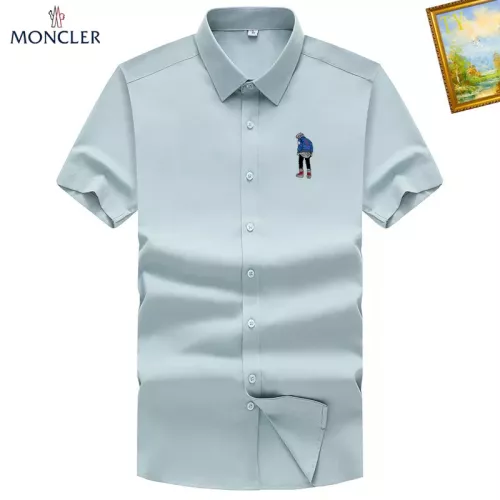 Wholesale Moncler Shirts Short Sleeved For Men #1289852 $38.00 USD, Wholesale Quality Replica Moncler Shirts