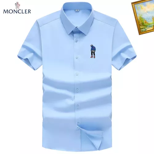 Wholesale Moncler Shirts Short Sleeved For Men #1289853 $38.00 USD, Wholesale Quality Replica Moncler Shirts