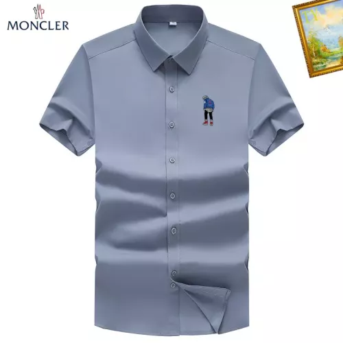 Wholesale Moncler Shirts Short Sleeved For Men #1289854 $38.00 USD, Wholesale Quality Replica Moncler Shirts