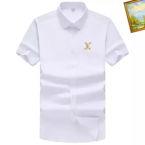 Wholesale Louis Vuitton LV Shirts Short Sleeved For Men #1289858 $38.00 USD, Wholesale Quality Replica Louis Vuitton LV Shirts