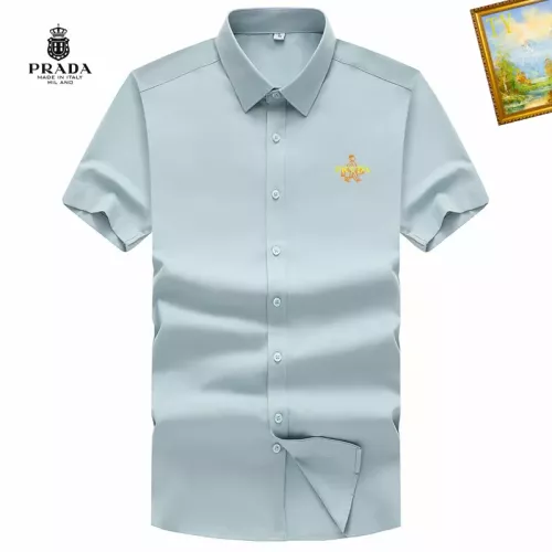 Wholesale Prada Shirts Short Sleeved For Men #1289861 $38.00 USD, Wholesale Quality Replica Prada Shirts