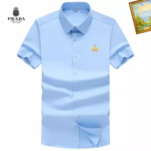 Wholesale Prada Shirts Short Sleeved For Men #1289862 $38.00 USD, Wholesale Quality Replica Prada Shirts