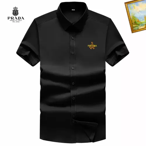 Wholesale Prada Shirts Short Sleeved For Men #1289864 $38.00 USD, Wholesale Quality Replica Prada Shirts