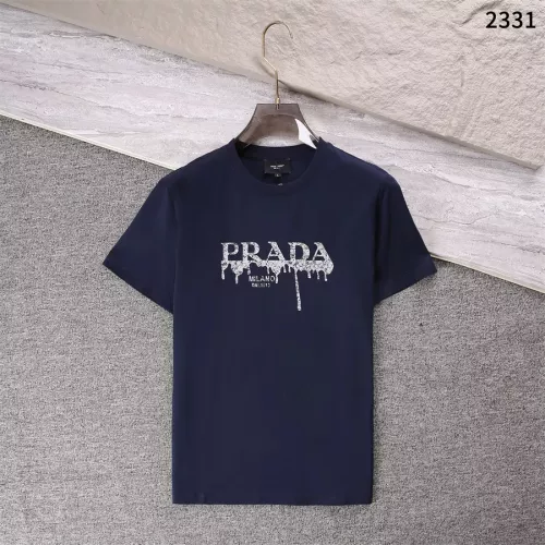 Wholesale Prada T-Shirts Short Sleeved For Men #1289899 $32.00 USD, Wholesale Quality Replica Prada T-Shirts