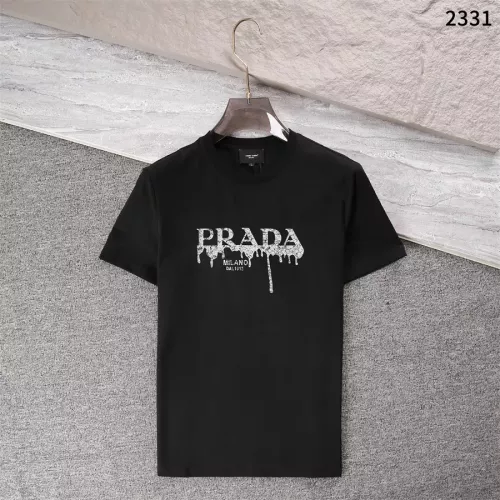 Wholesale Prada T-Shirts Short Sleeved For Men #1289900 $32.00 USD, Wholesale Quality Replica Prada T-Shirts