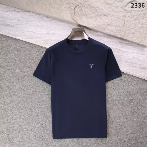 Wholesale Prada T-Shirts Short Sleeved For Men #1289916 $32.00 USD, Wholesale Quality Replica Prada T-Shirts