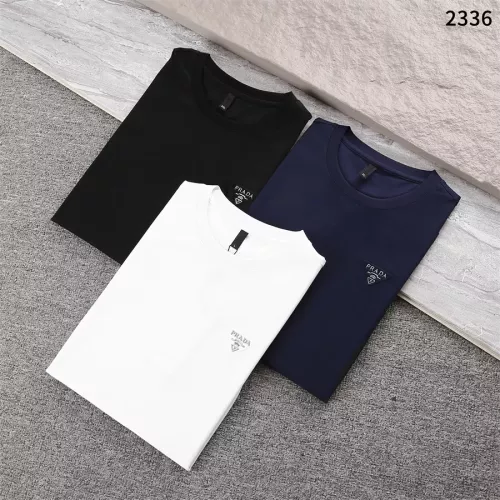 Replica Prada T-Shirts Short Sleeved For Men #1289916 $32.00 USD for Wholesale