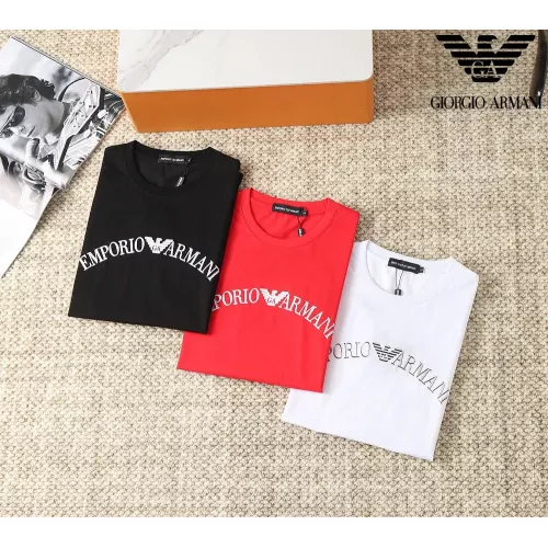 Replica Armani T-Shirts Short Sleeved For Men #1290288 $38.00 USD for Wholesale