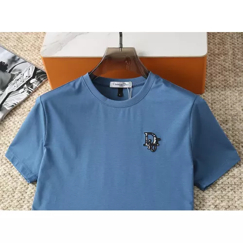 Replica Christian Dior T-Shirts Short Sleeved For Men #1290296 $38.00 USD for Wholesale