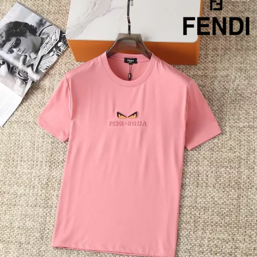 Wholesale Fendi T-Shirts Short Sleeved For Men #1290300 $38.00 USD, Wholesale Quality Replica Fendi T-Shirts