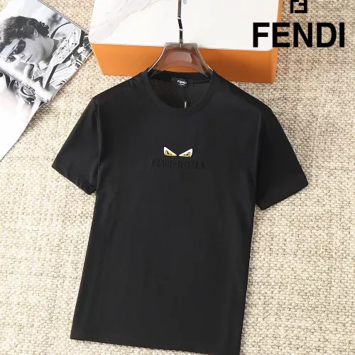 Wholesale Fendi T-Shirts Short Sleeved For Men #1290301 $38.00 USD, Wholesale Quality Replica Fendi T-Shirts