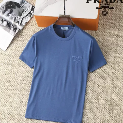 Wholesale Prada T-Shirts Short Sleeved For Men #1290304 $38.00 USD, Wholesale Quality Replica Prada T-Shirts