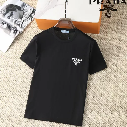 Wholesale Prada T-Shirts Short Sleeved For Men #1290305 $38.00 USD, Wholesale Quality Replica Prada T-Shirts