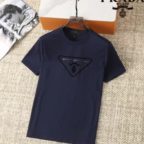 Wholesale Prada T-Shirts Short Sleeved For Men #1290312 $38.00 USD, Wholesale Quality Replica Prada T-Shirts