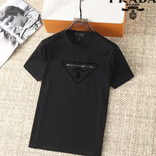 Wholesale Prada T-Shirts Short Sleeved For Men #1290313 $38.00 USD, Wholesale Quality Replica Prada T-Shirts