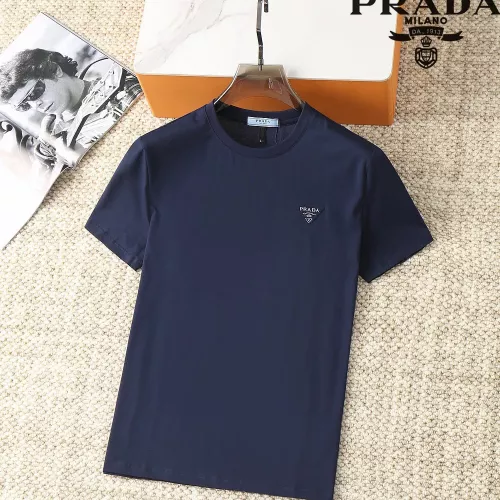 Wholesale Prada T-Shirts Short Sleeved For Men #1290315 $38.00 USD, Wholesale Quality Replica Prada T-Shirts