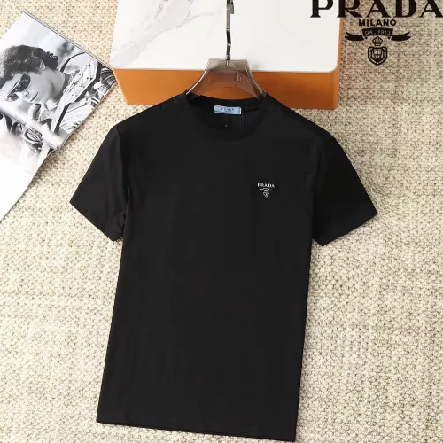 Wholesale Prada T-Shirts Short Sleeved For Men #1290316 $38.00 USD, Wholesale Quality Replica Prada T-Shirts