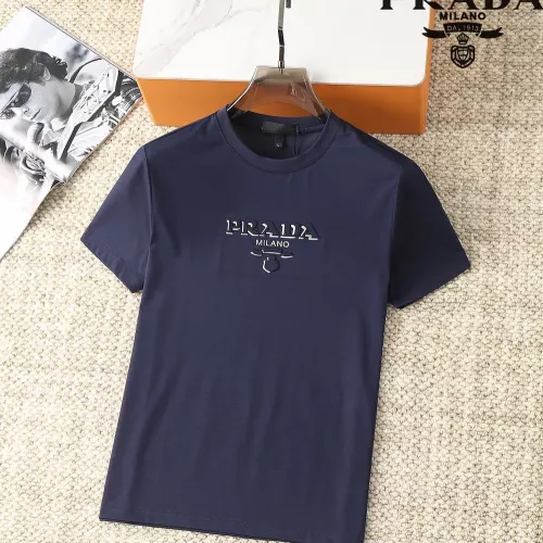 Wholesale Prada T-Shirts Short Sleeved For Men #1290318 $38.00 USD, Wholesale Quality Replica Prada T-Shirts