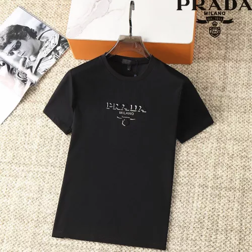 Wholesale Prada T-Shirts Short Sleeved For Men #1290319 $38.00 USD, Wholesale Quality Replica Prada T-Shirts