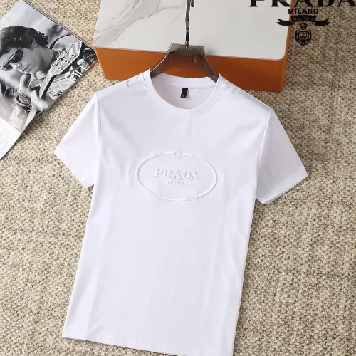 Wholesale Prada T-Shirts Short Sleeved For Men #1290320 $38.00 USD, Wholesale Quality Replica Prada T-Shirts