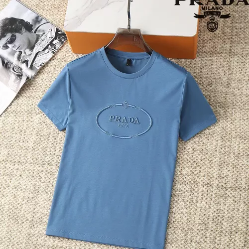 Wholesale Prada T-Shirts Short Sleeved For Men #1290321 $38.00 USD, Wholesale Quality Replica Prada T-Shirts